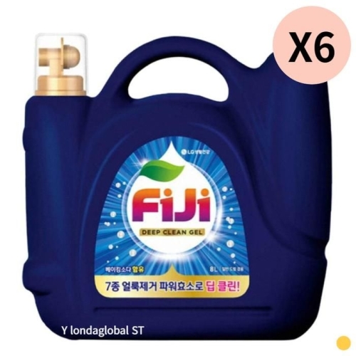 피지(FIJI) 딥클린젤 세탁세제 8L (6개)_이미지