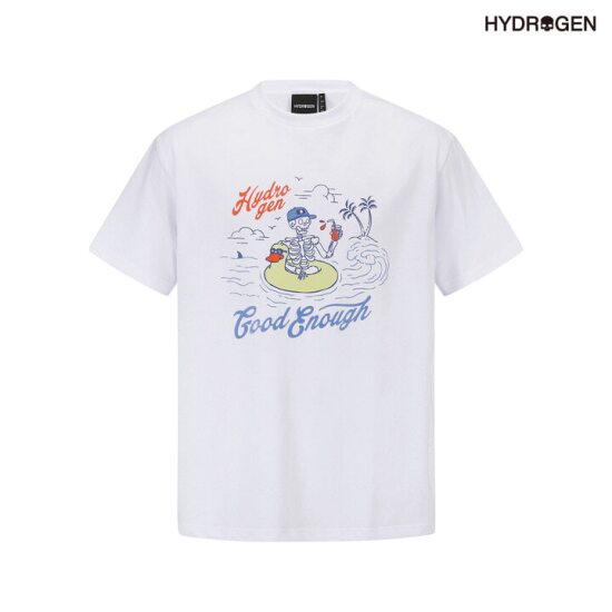 하이드로겐 유니 핫썸머 튜브겐 반팔티 H31D2TR213-WH