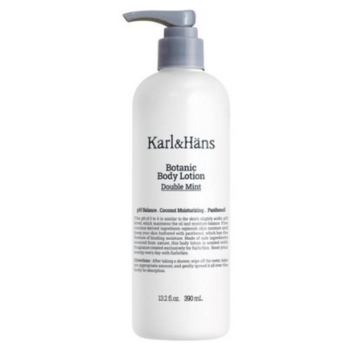 피죤 칼앤한스 보타닉 바디로션 더블민트 390ml (1개)