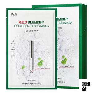 고운세상 닥터지 레드 블레미쉬 쿨 수딩 마스크(구) (20매)_이미지