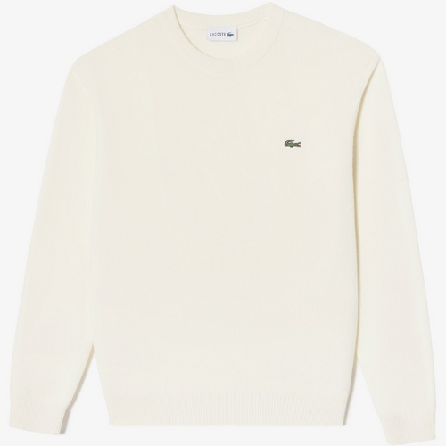 라코스테 베이직 크루넥 풀오버 AH396E-53N (XFJ, 크림)_이미지