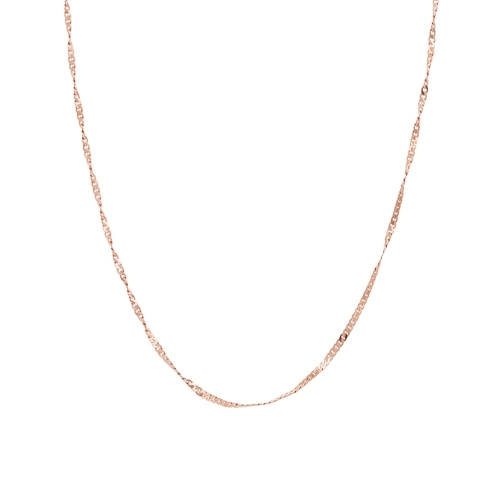 미니골드 14K THANK YOU 트위스티 체인 목걸이 NLEM4122