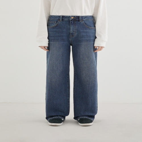 게스 여성 D톤 와이드 데님팬츠 YP3D9165_이미지