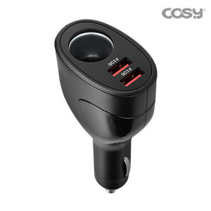 코시 더블 QC3.0 차량용 충전기 CGR1409AT