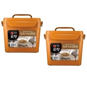 청정원 재래식 숙성 된장 4.8kg (2개)_이미지