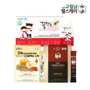 고철남홍삼 발효 흑도라지 배 쌍화 생강청 배도라지 청 짜먹는스틱 10ml 100포 (1개)_이미지
