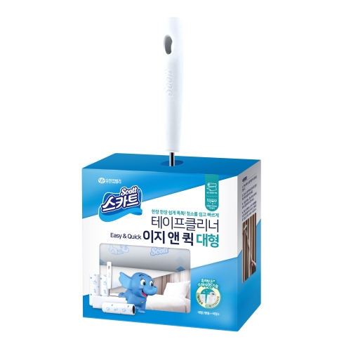 유한킴벌리 스카트 테이프클리너 이지앤퀵 대형 번들팩세트 1세트_이미지