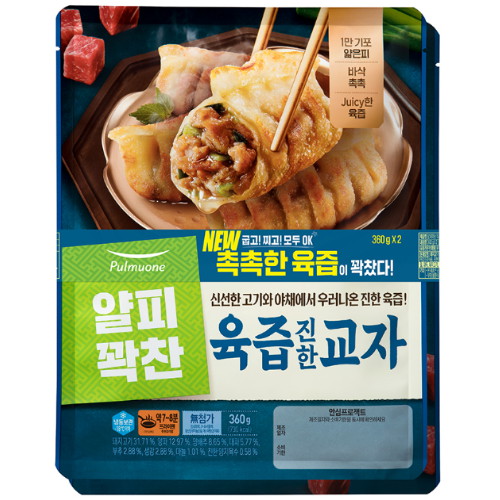 풀무원 얄피꽉찬 육즙 진한 교자 360g