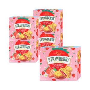 청우식품 그랑쉘 딸기 쿠키 195g (5개)_이미지