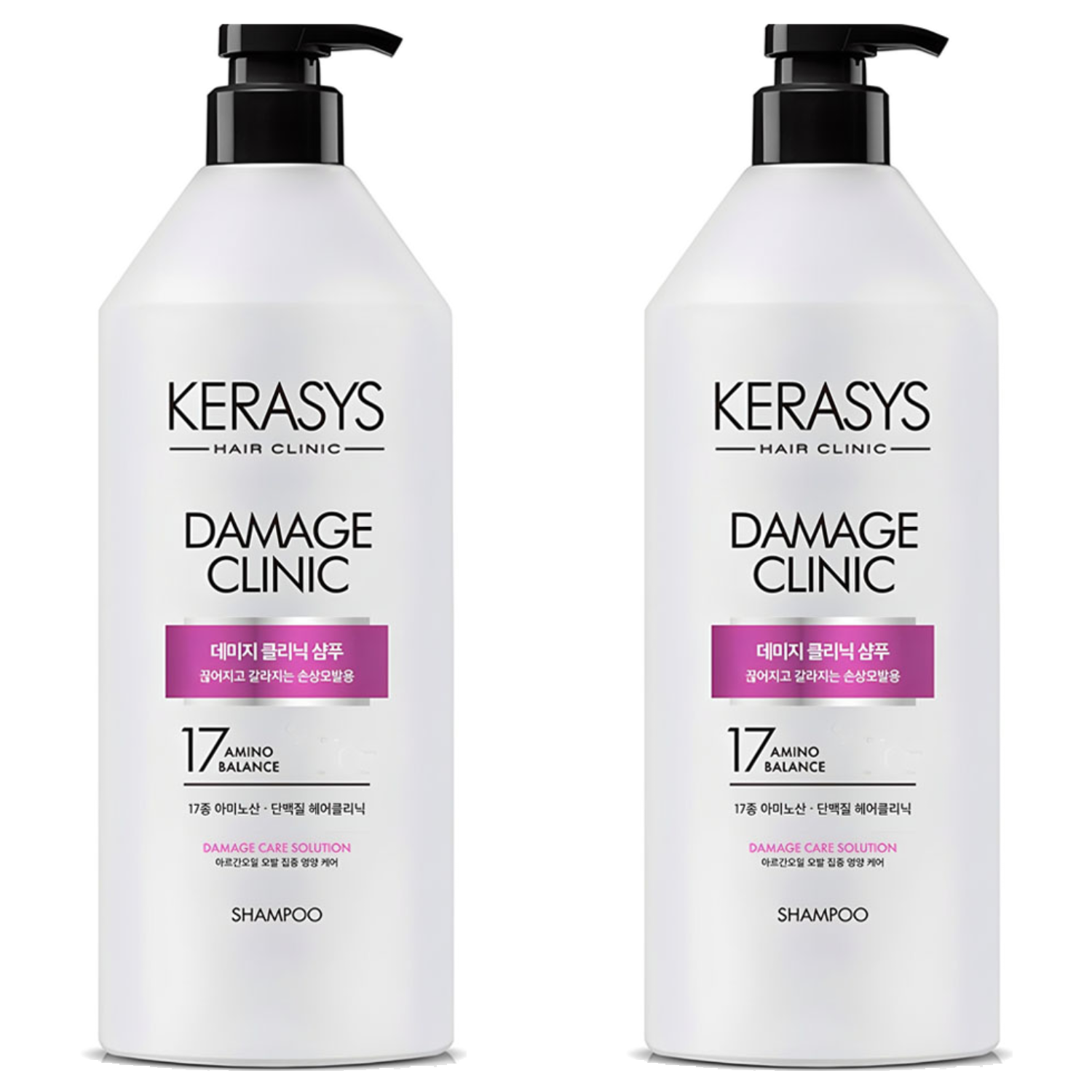 애경 케라시스 데미지 클리닉 단백질 샴푸 980ml (2개)