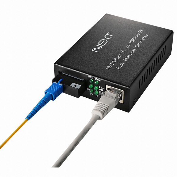 10/100Mbps 1Core SC타입 광컨버터 (NEXT-200FSCSW-B)