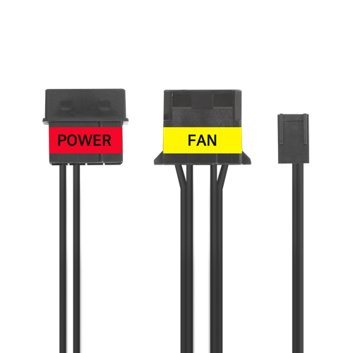 darkFlash C6M 4PIN TO 3PIN 변환 케이블_이미지