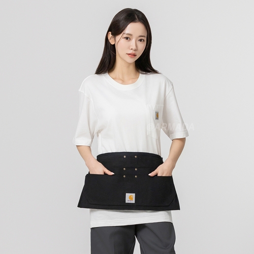 106668 웨이스트 에이프런 앞치마 블랙