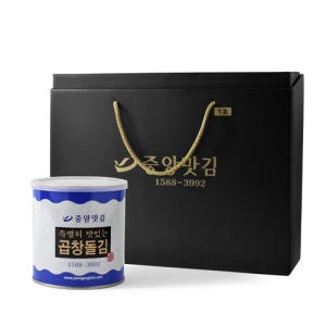 중앙맛김 보령 대천김 특별히 맛있는 곱창 돌김 캔김 선물세트 1호_이미지