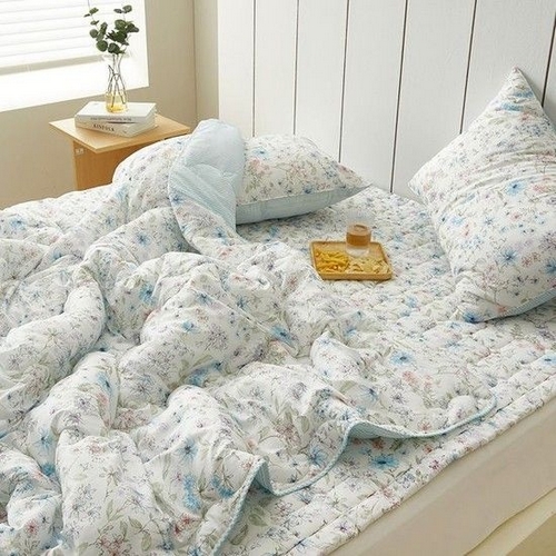 아도라하우스 플리안 마이크로모달 침구 차렵이불 패드세트 (퀸 Q)_이미지