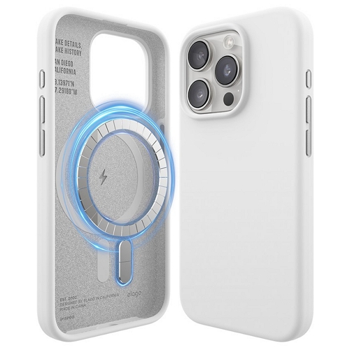 엘라고 아이폰15 프로 맥스 맥세이프 실리콘 케이스