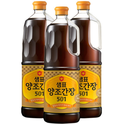 샘표 양조간장 501 1.7L (3개)_이미지