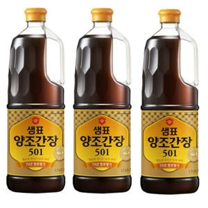 샘표식품 샘표 양조간장 501 1.7L (3개)