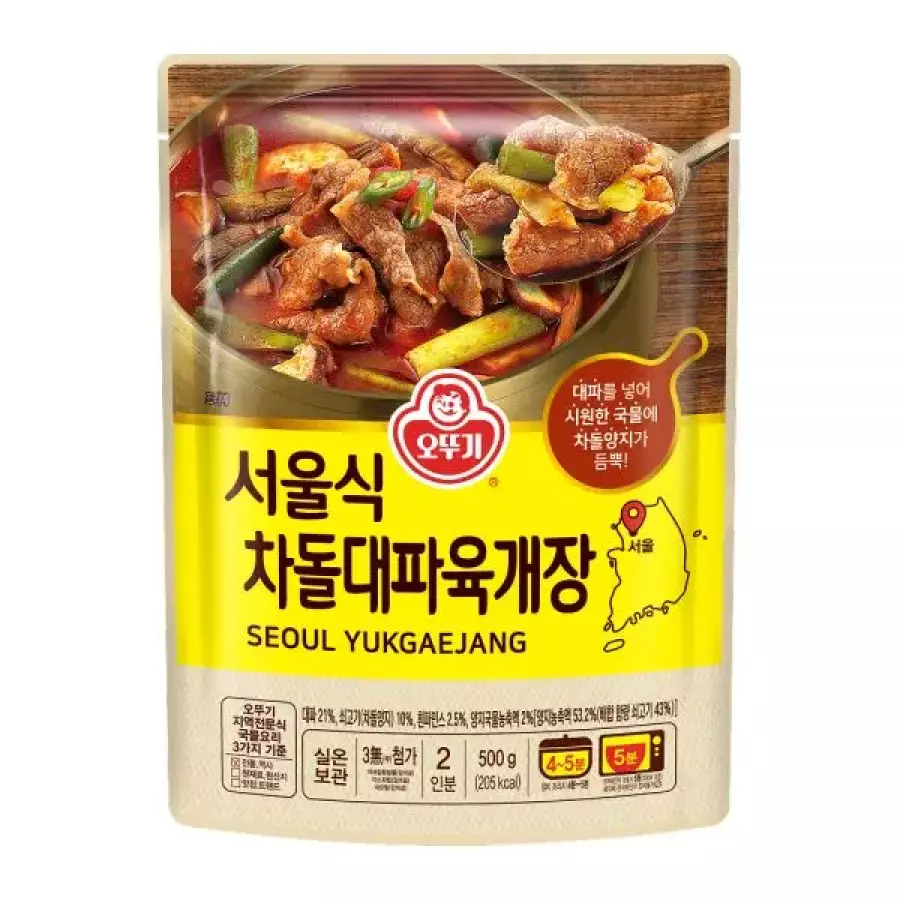 오뚜기 서울식 차돌대파 육개장 500g (3개)_이미지
