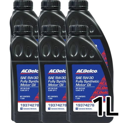 GM ACDelco 가솔린/LPG전용 엔진오일 5W30 1L (6개)_이미지