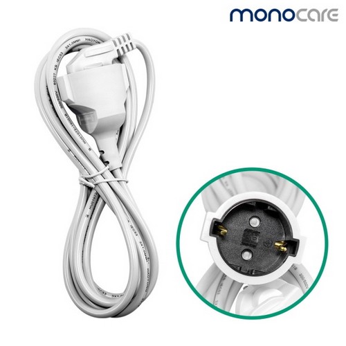 대현써지오 모노케어 1구 10A 연장선 멀티탭 (5m)_이미지