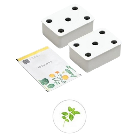 LG전자 틔운 미니 깻잎 씨앗키트 패키지이미지입니다. 누르면 해당 게시물로 새창이동합니다.