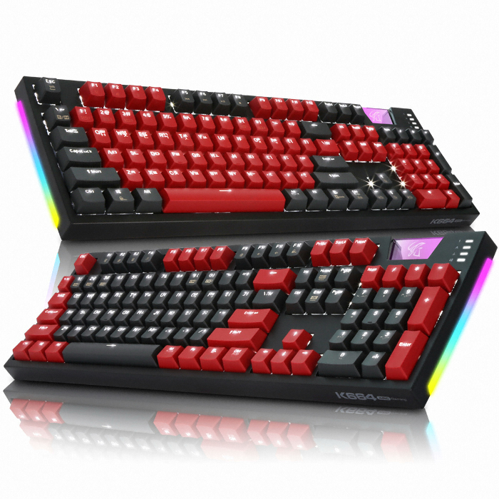 앱코 HACKER K664 ARC 프리미엄 카일 광축 완전방수 LED 데빌 (V1, 클릭)