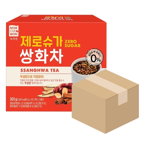 녹차원 제로슈가 쌍화차 20개입 (12개)