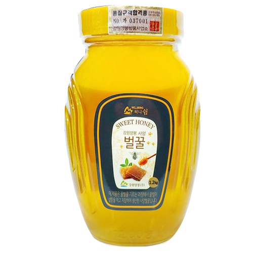 강원양봉 강원山 잡화 벌꿀 1.2kg (1개)_이미지