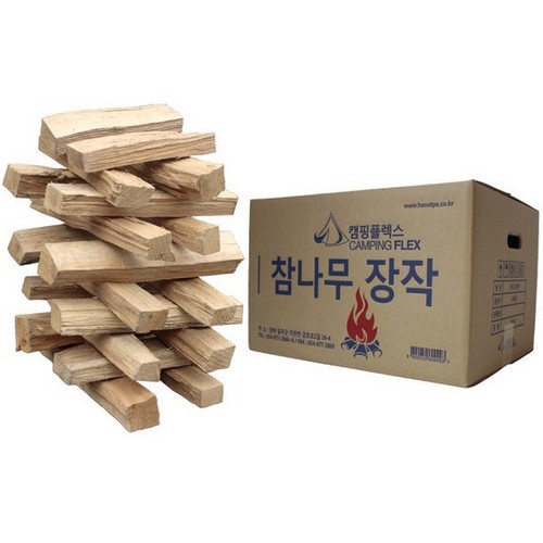 캠핑플렉스 C-02 참나무 장작 17~20kg_이미지