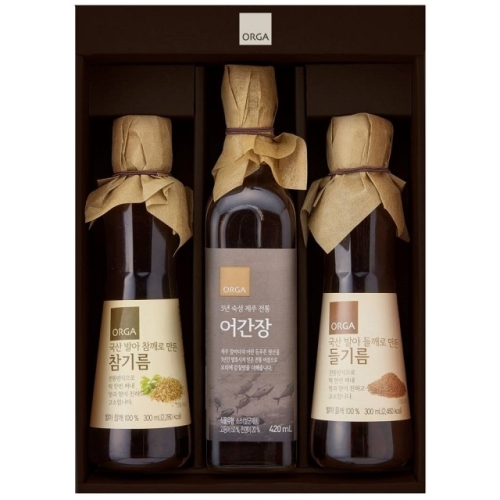 올가홀푸드 참기름 들기름 어간장 선물세트 (1개)_이미지