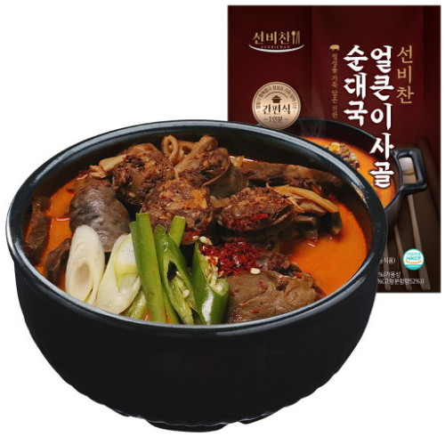 선비찬 얼큰이 사골 순대국 600g (2개)_이미지
