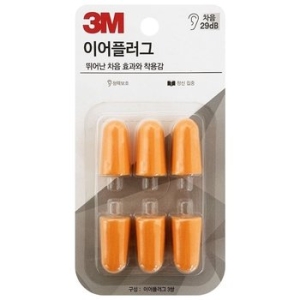 3M 이어플러그 리필3쌍 0129 귀마개 노이즈캔슬 수면 WE7C3BE