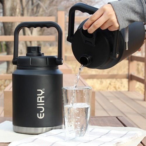 에지리 캠핑용 대용량 손잡이 홀트 저그 2L 보온/보냉 /2중단열