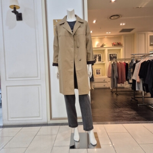 소매배색트렌치코트AX6G3BY 7000-13_BP 41421_AX6G3BY700013