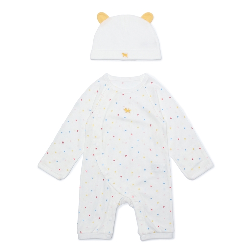 블루독베이비 WH 리오셀하트배내우주복SET 43170-001-06_이미지