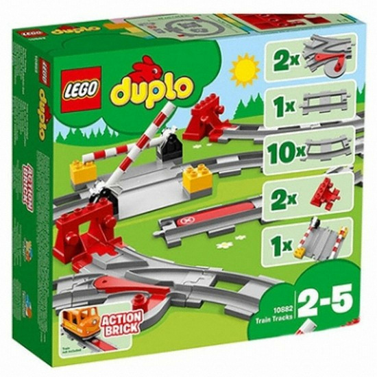 레고 듀플로 기차 철로 (10882)_이미지