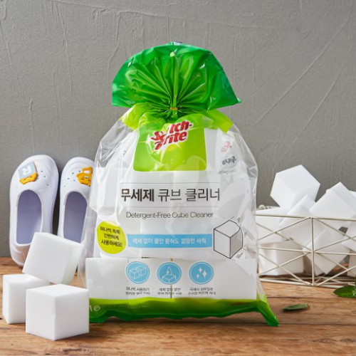3M 스카치브라이트 무세제 큐브 클리너 16개입이미지입니다. 누르면 해당 게시물로 새창이동합니다.