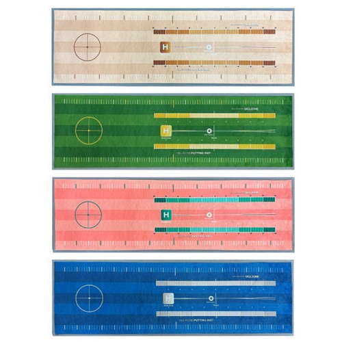 스킬존 올인원 퍼팅 스윙 가이드 매트 1M