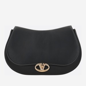 발렌티노 V로고 트위스트 락 커브 플랩 숄더백 5W2B0N96 CVC0NO_이미지