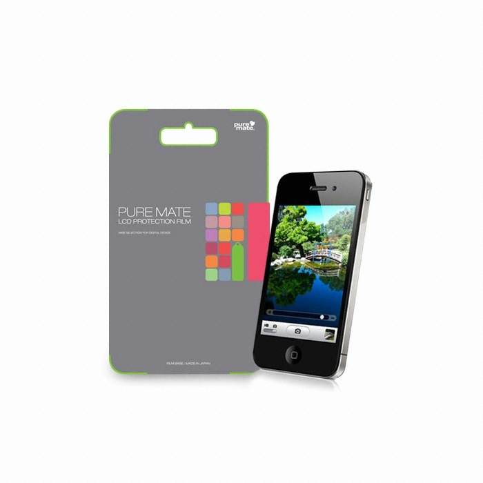AGF 퓨어메이트 아이폰4/4S 고광택 전면+저반사 후면 보호필름 세트 (아이폰4/4S)