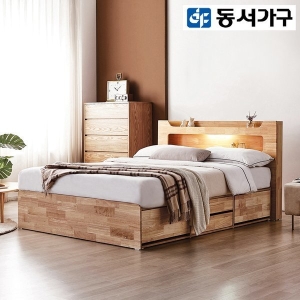 브리더 수납 호텔 LED침대 Q