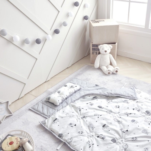  알레르망 몰리 일체형 낮잠이불세트