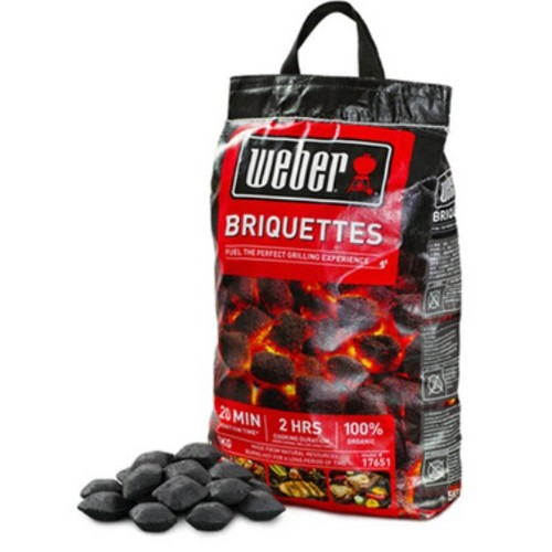 웨버 차콜 브리켓 5kg (15개 국내배송)_이미지