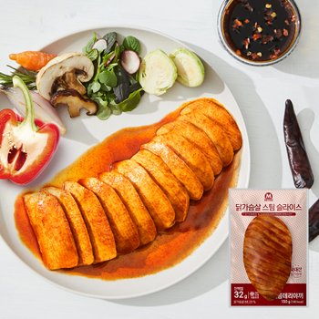 미트리 스팀 슬라이스 닭가슴살 핫데리야끼 150g