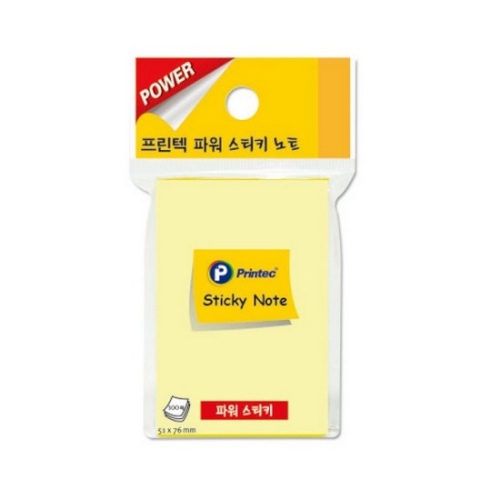 프린텍 파워 스티키노트 S5176Y이미지입니다. 누르면 해당 게시물로 새창이동합니다.