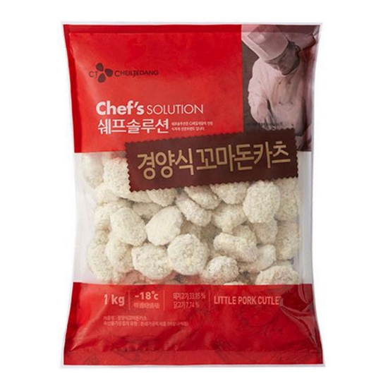 CJ제일제당 쉐프솔루션 경양식 꼬마 돈카츠 1kg
