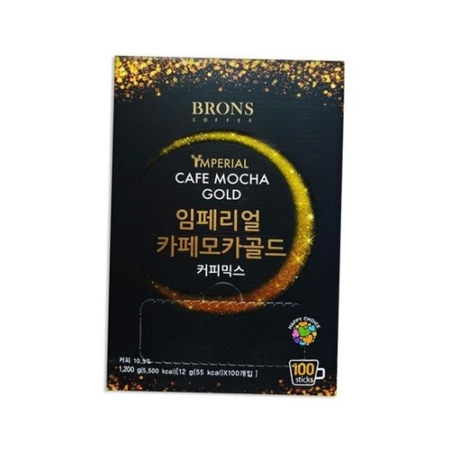 희창유업 브론즈커피 임페리얼 카페모카 골드 커피믹스 100개입 (1개)_이미지