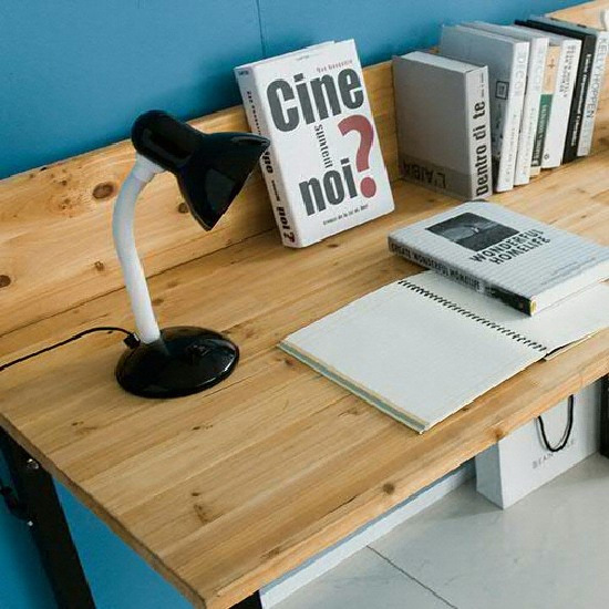 아름이와다움이 나르샤 소나무원목 스틸 선반 좌식책상 (1500x620)_이미지