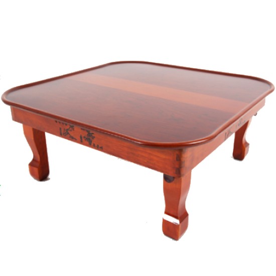 남원공방 전통 칠기 타원 밥상 (60x45cm)_이미지